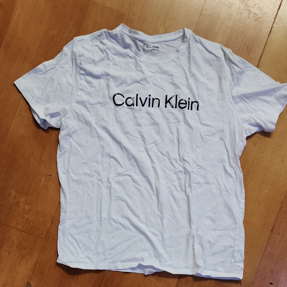 Calvin Klein White Logo Tee